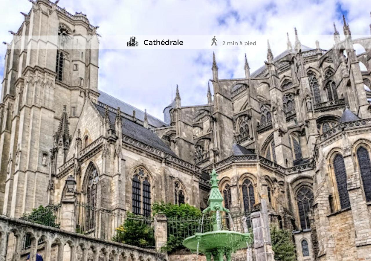ルマンLe Cosy-Chic, 2 Min A Pied Cathedrale , Jacobinsアパートメント エクステリア 写真